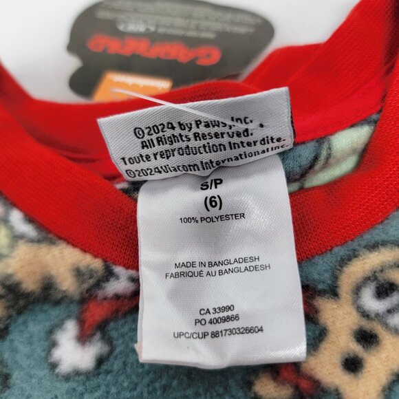 Nickelodeon Garfield Christmas Pajama Set Kids Size 6 Two Piece Holiday PJs - Picture 4 of 6